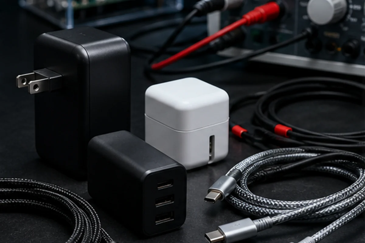 Choose chargers, cables and power standards safely